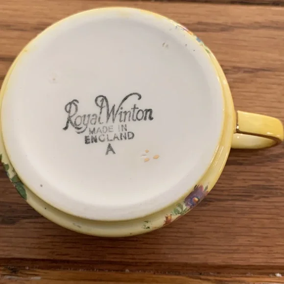 Royal Wilton china stackable sugar and creamer cups - Picture 6 of 9